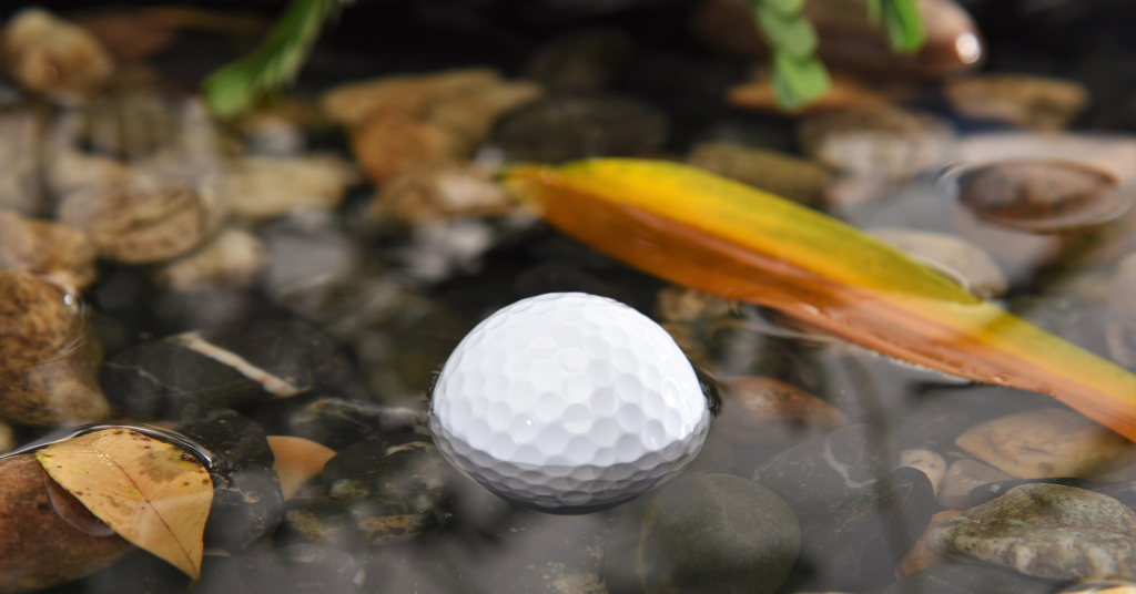 Can a golf ball get waterlogged