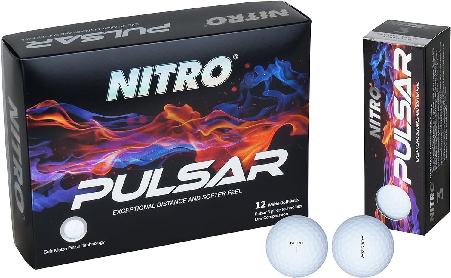 Nitro Pulsar Golf Ball