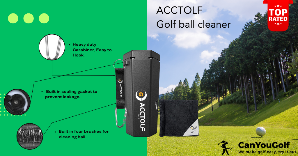 Portable ACCTOLF Golf Ball Washer