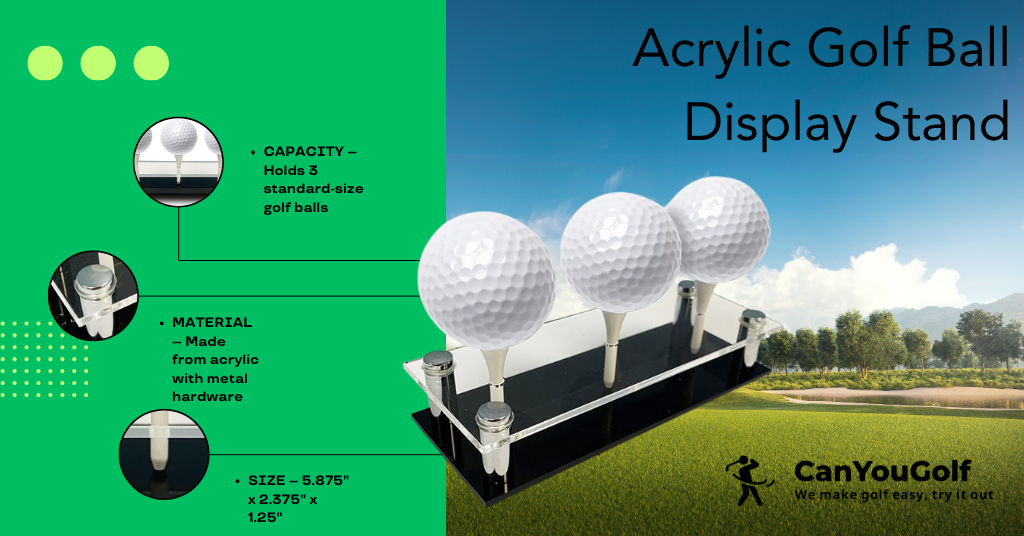 Acrylic Golf Ball Display Cases