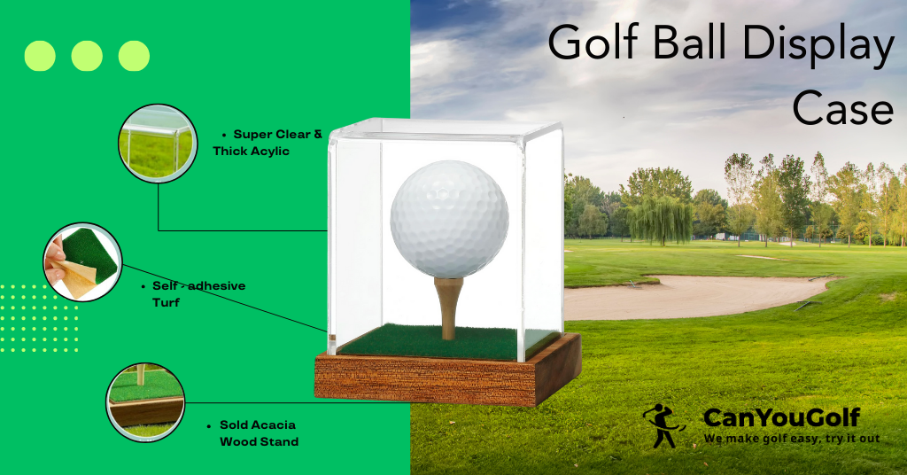 JueDec Golf Ball Display Case