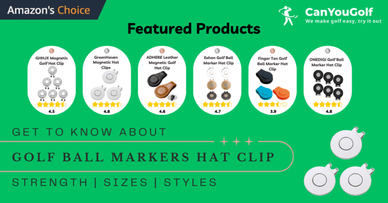 golf ball markers hat clip