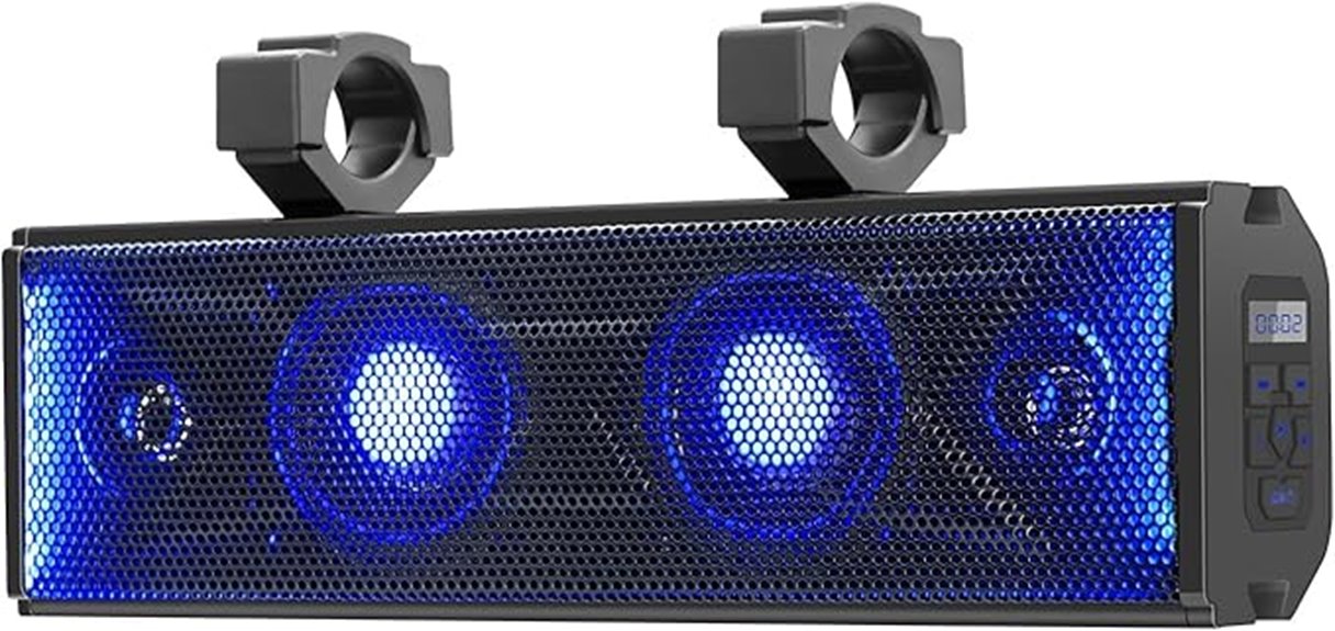 17 inch bluetooth atv soundbar