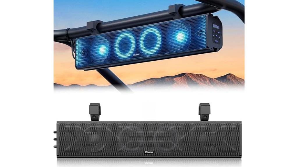 25 inch utv sound bar