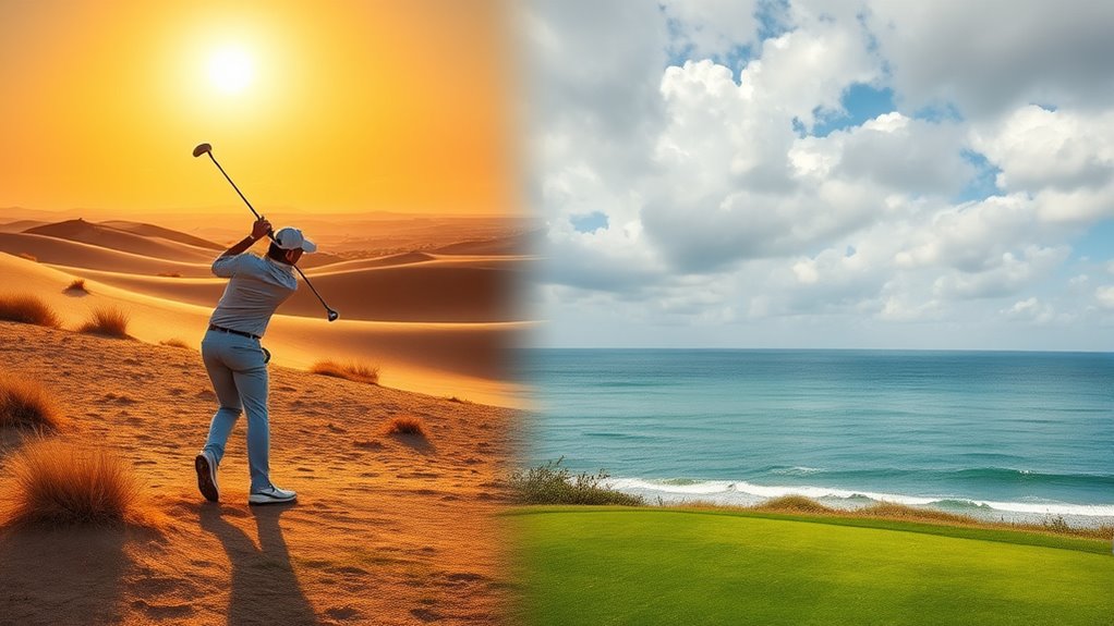 adapt to changing golf conditions