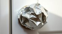 aluminum foil door hack