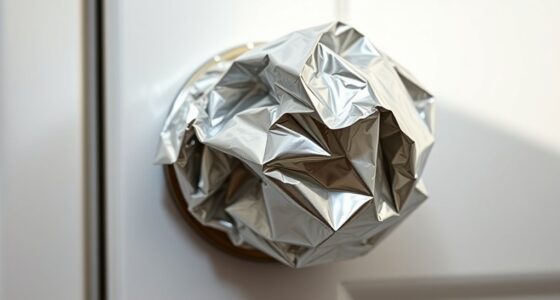 aluminum foil door hack