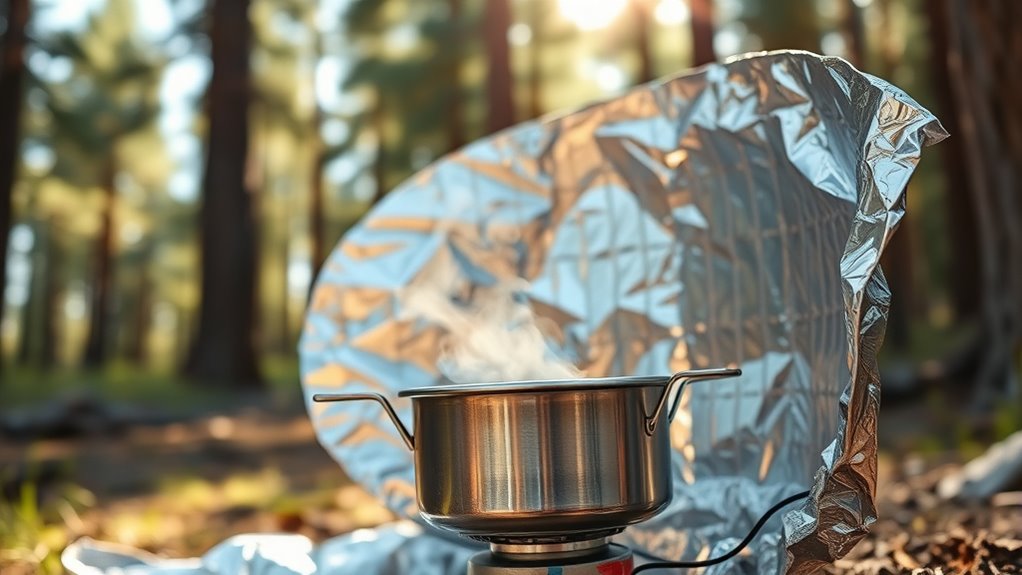 aluminum foil windshield