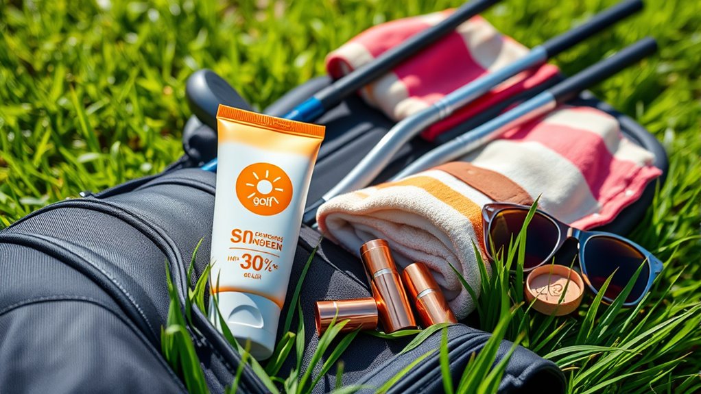 apply sunscreen and lip balm