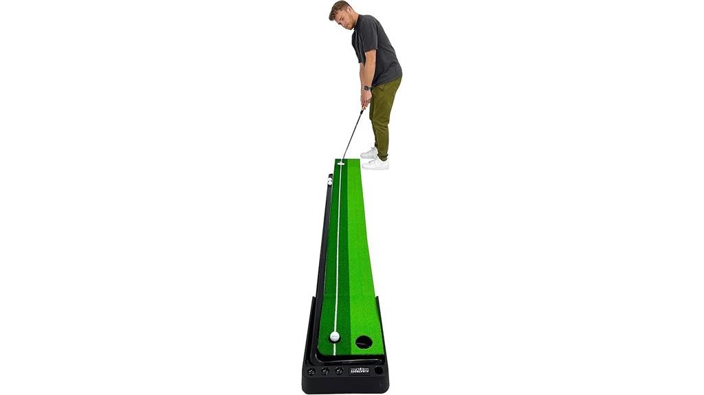 automatic golf practice mat