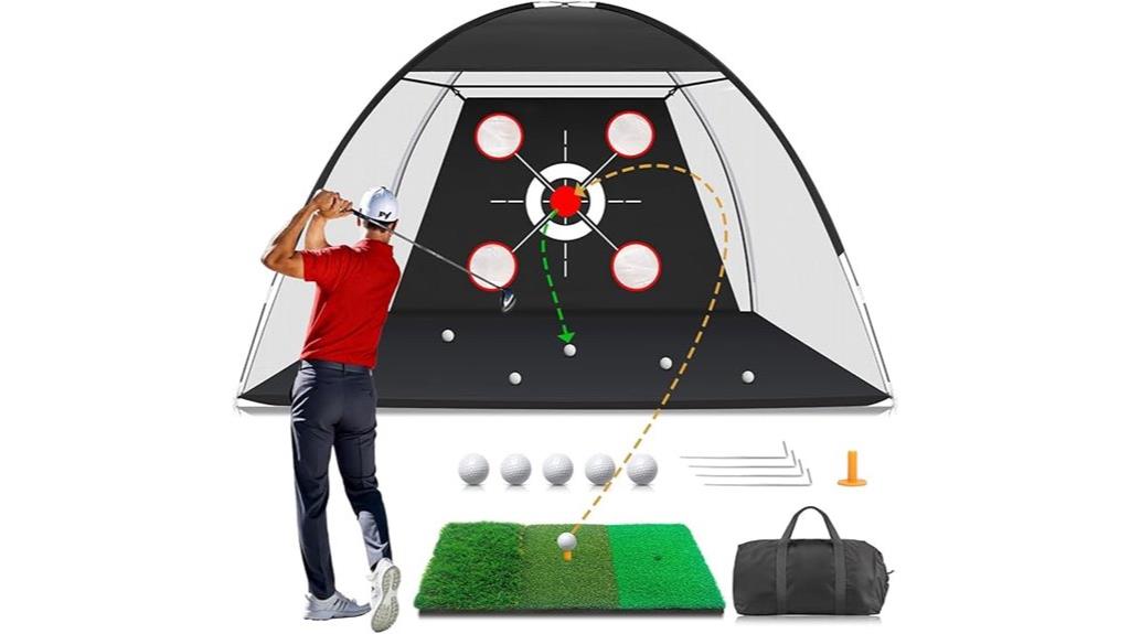 backyard golf practice net