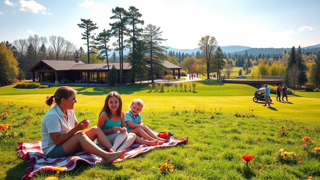 balanced family golf vacation