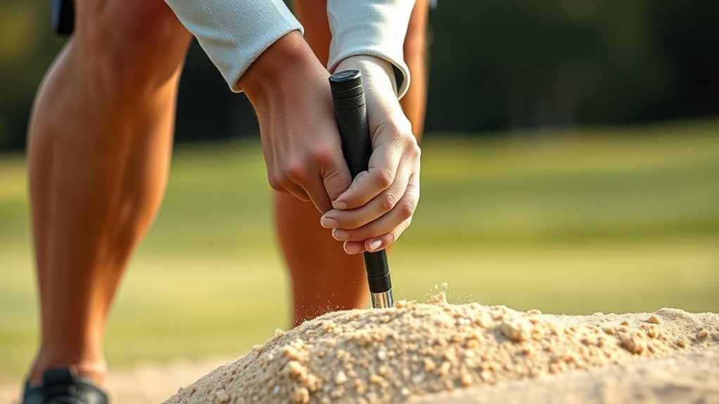 balanced stance and grip