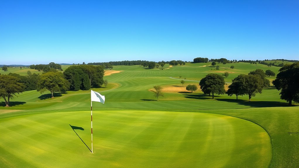 balanced sustainable golf course