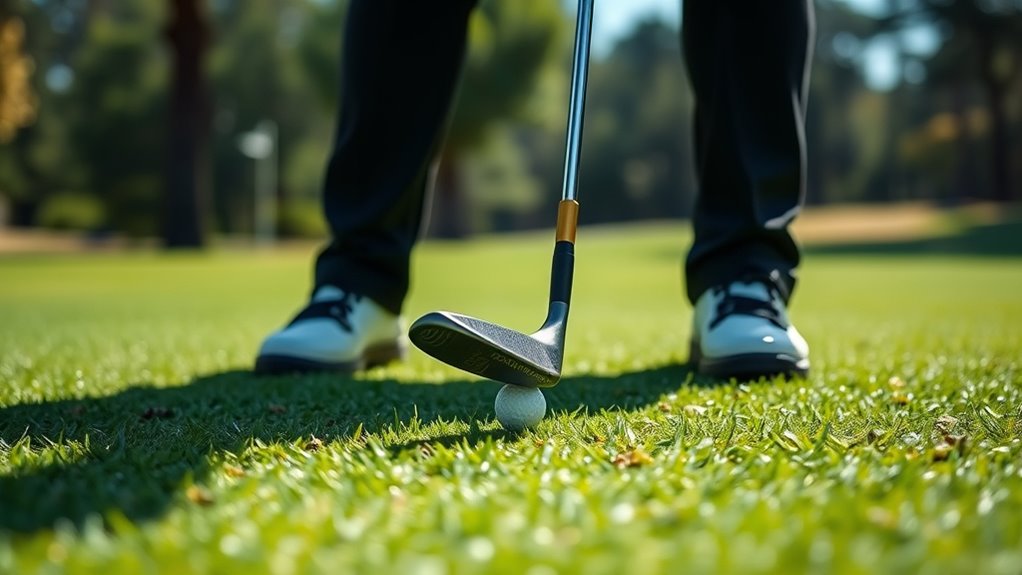 ball position affects contact