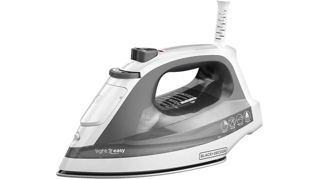 black decker steam iron