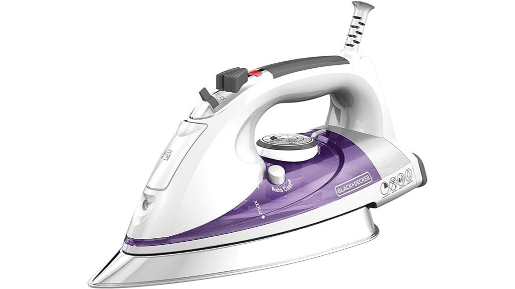 black decker steam iron