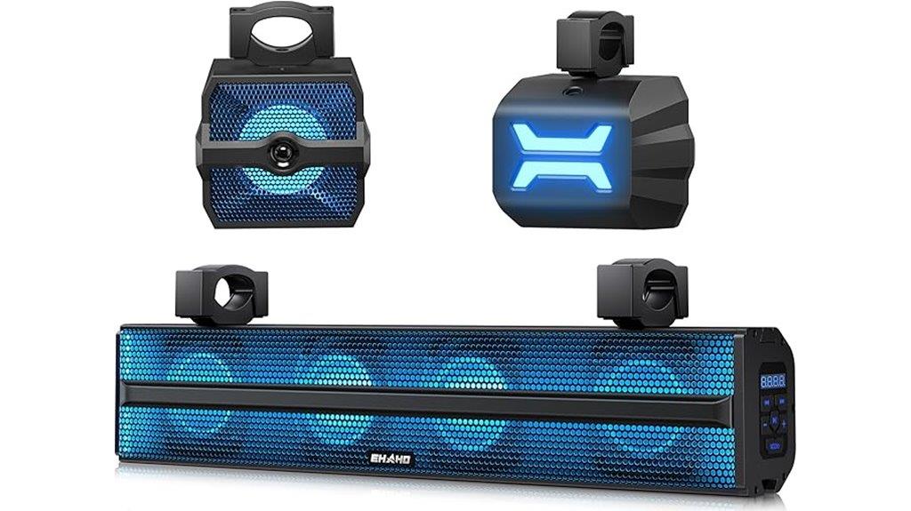 bluetooth sound bar with subwoofer