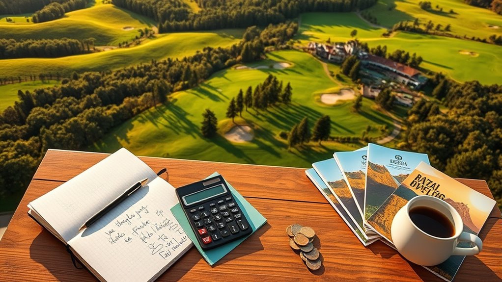 budgeting for golf vacations