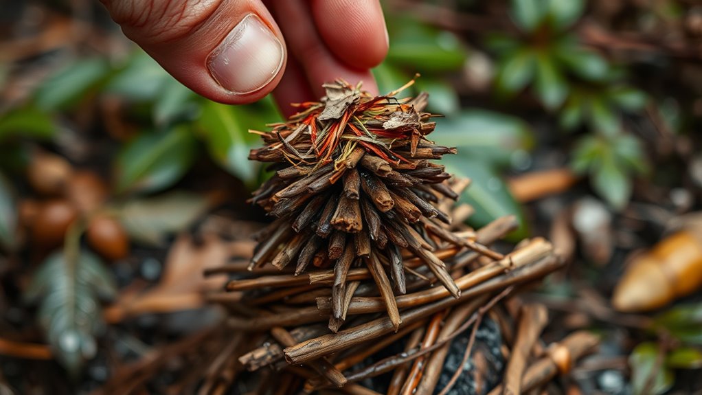 choose waterproof dry kindling