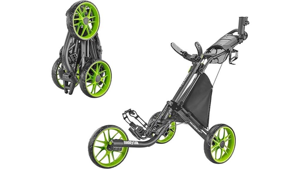 compact golf push cart