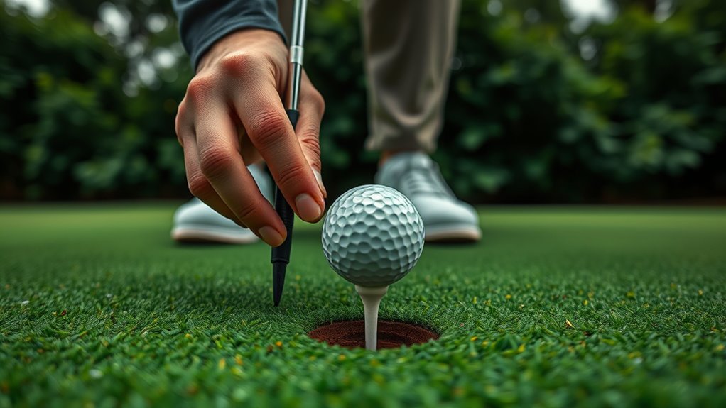 consistent controlled putting practice