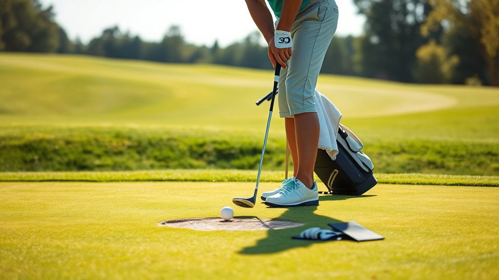 consistent golf shot preparation