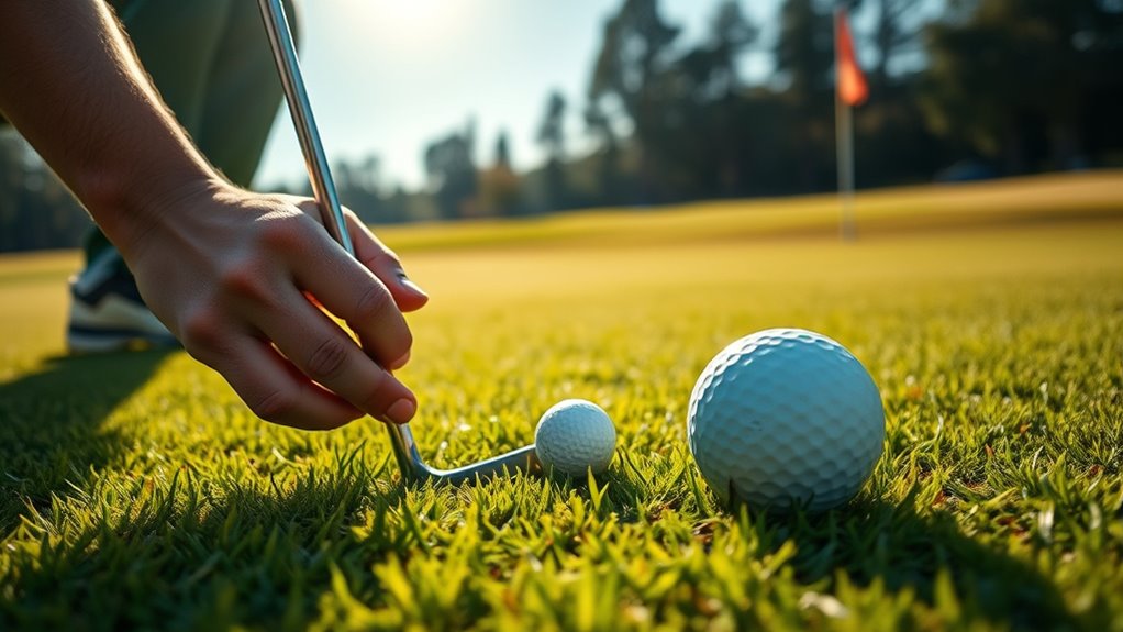 consistent swing and putting