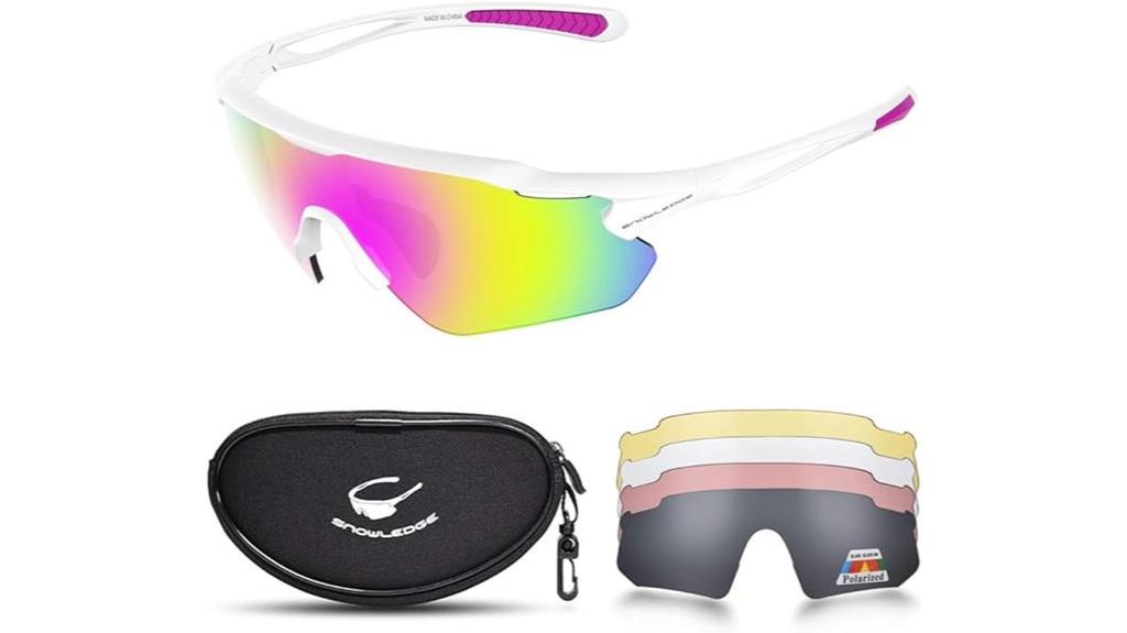 cycling sunglasses with polarized protection