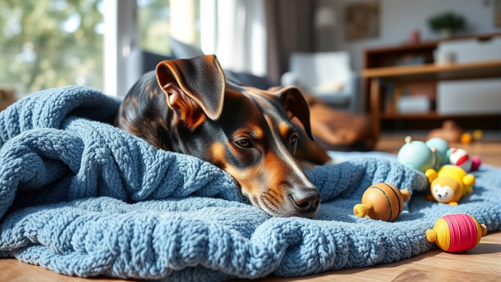 decreased play and interest