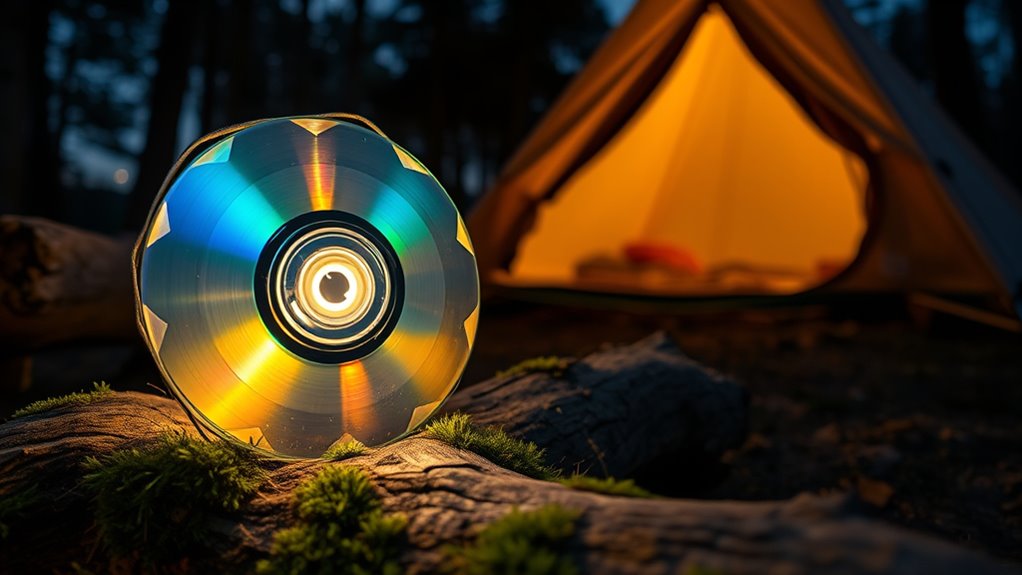 diy solar powered campsite lighting