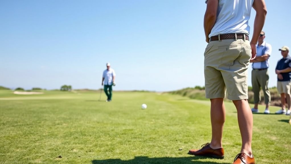 dress properly for golf