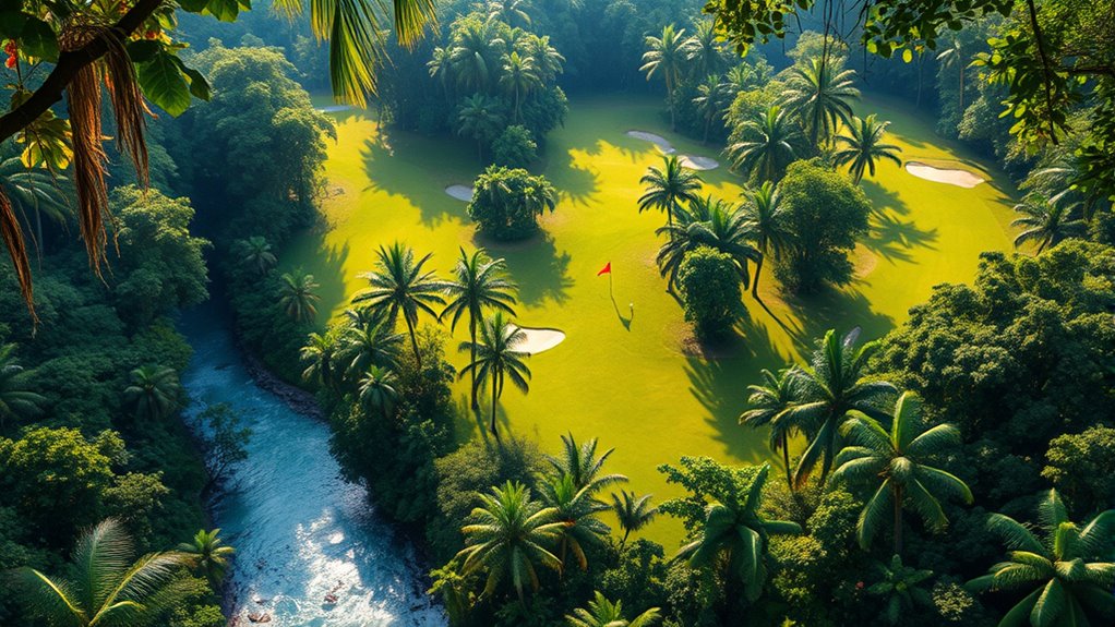 eco friendly jungle golf experience