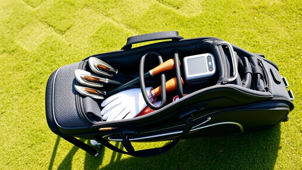 efficient organized golf bag