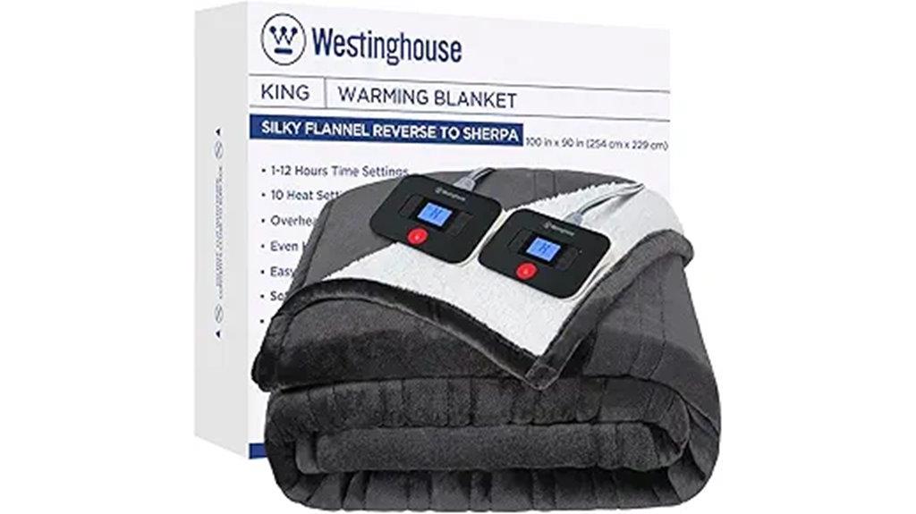 electric blanket with multiple settings