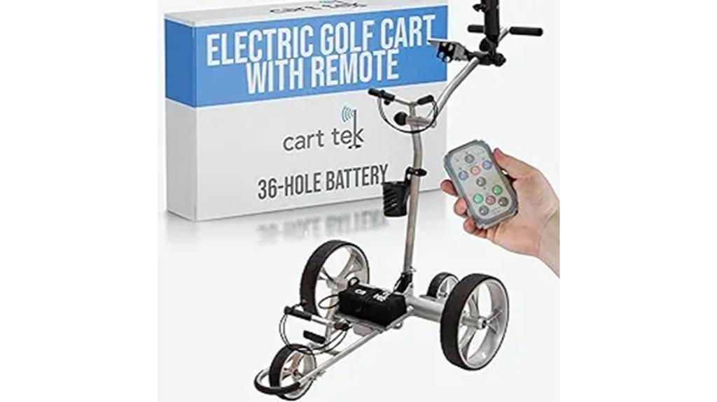 electric golf cart with remote