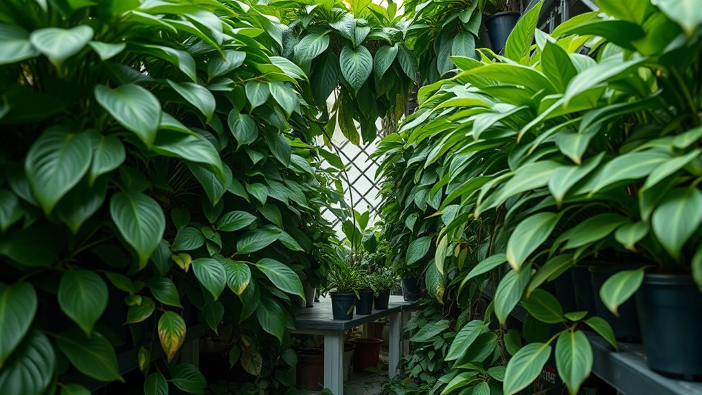 ensure adequate plant spacing