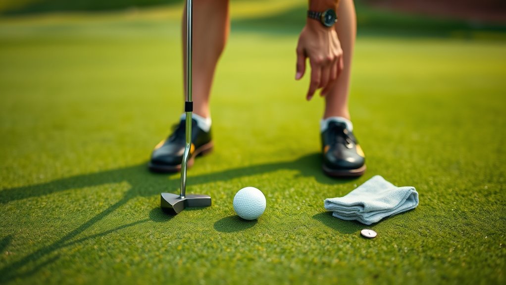 establish consistent pre putt rituals