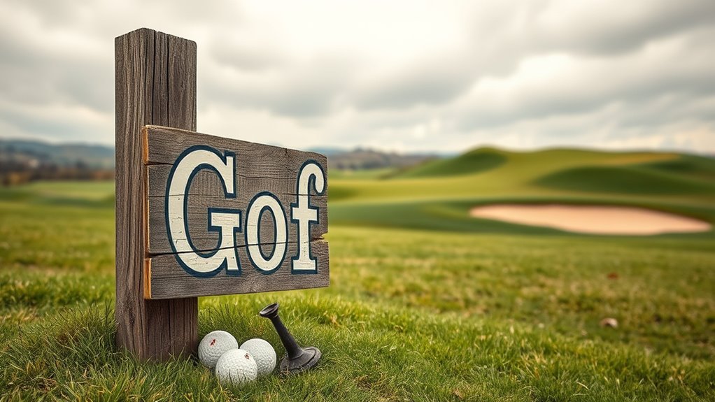 evolving golf terminology history