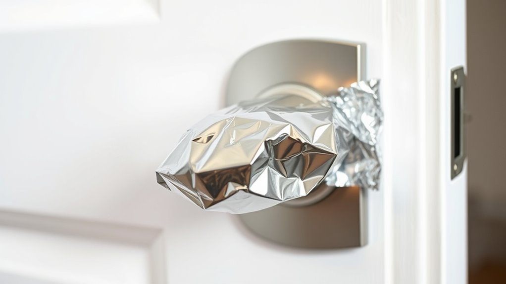 foil covers prevent fingerprints