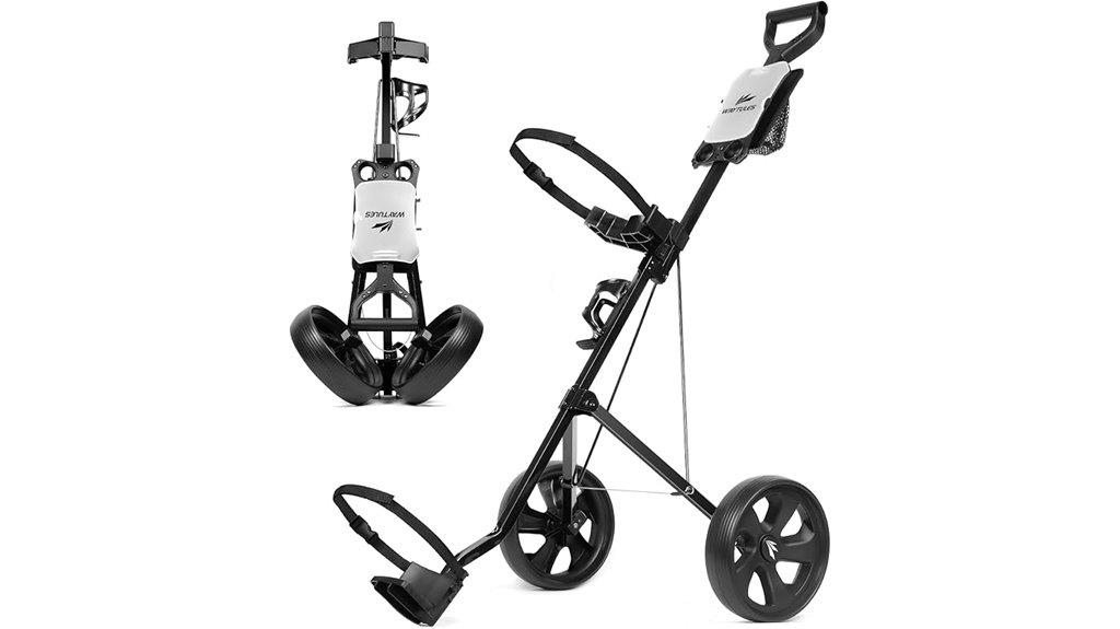 foldable steel golf cart