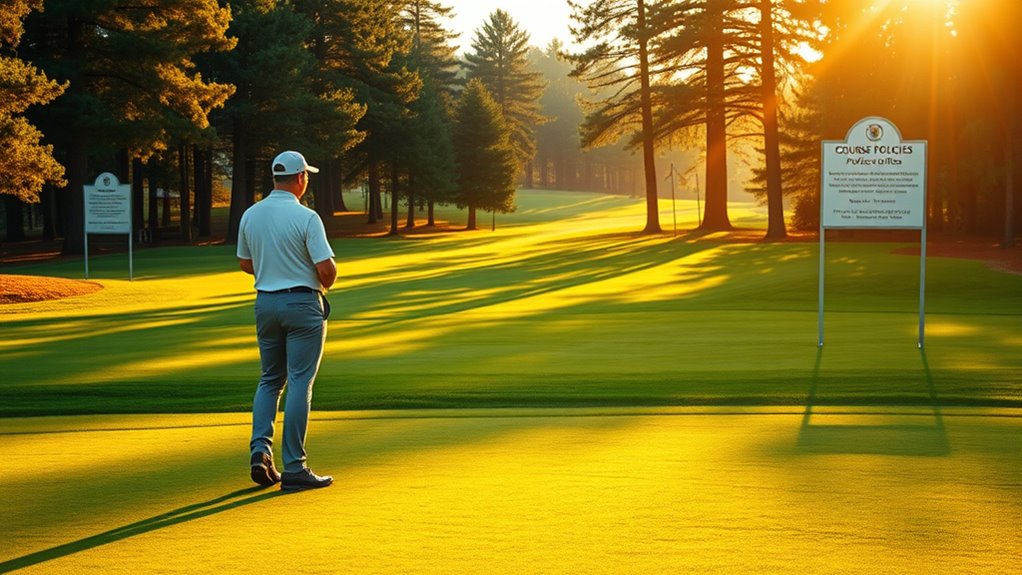 follow course rules respectfully