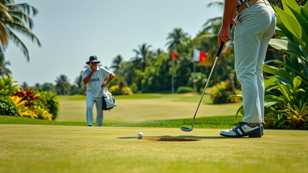 follow local golf regulations