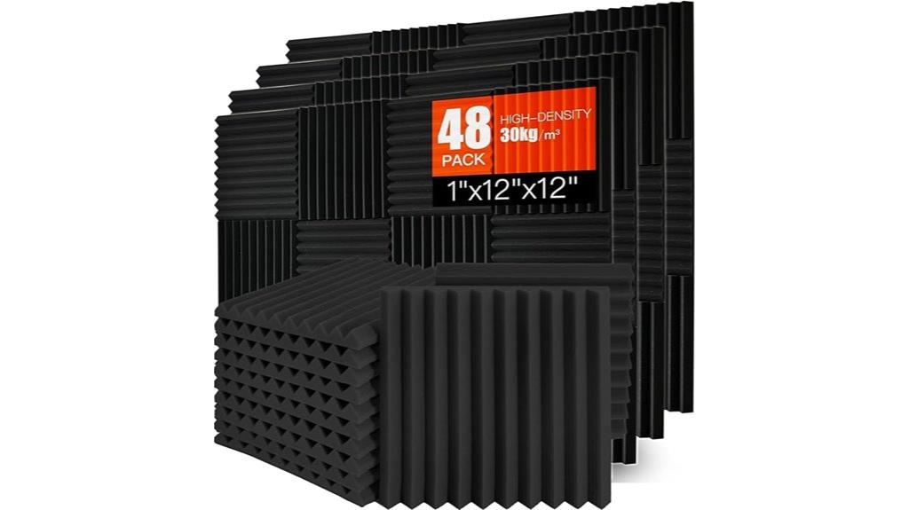 forty eight 12x12 foam panels