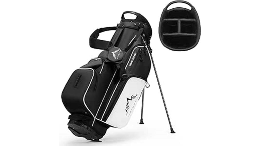four compartment golf bag
