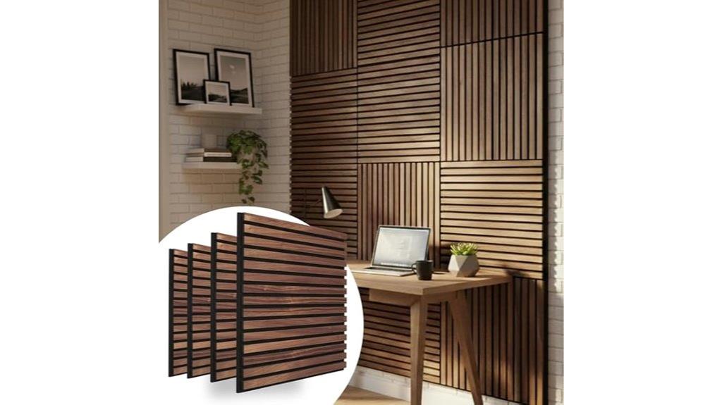 four panels for soundproofing