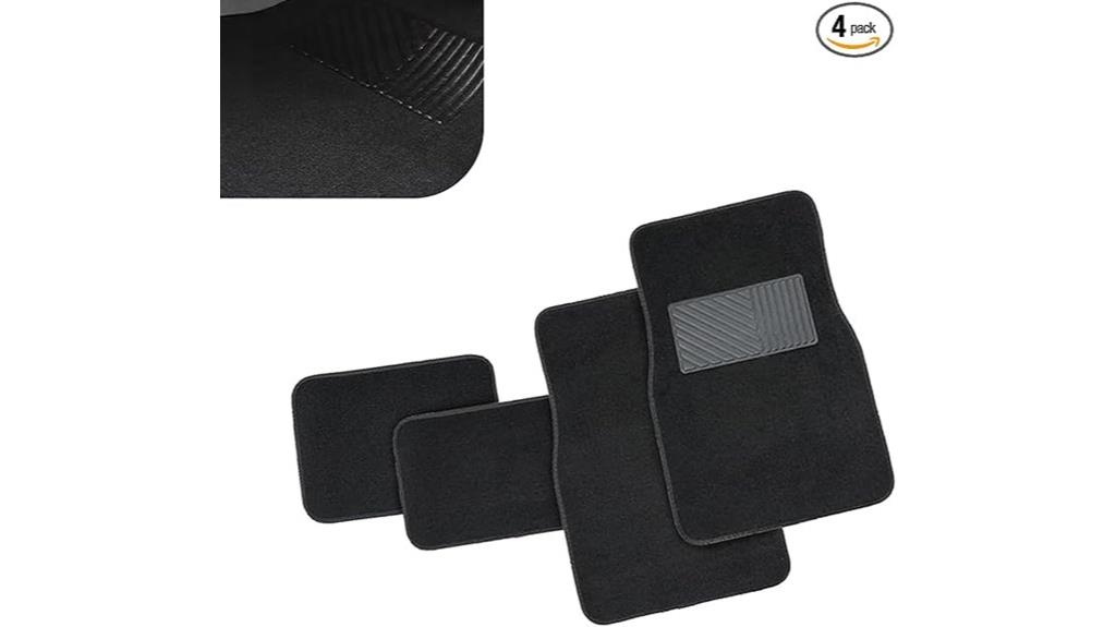 four piece anti slip mats