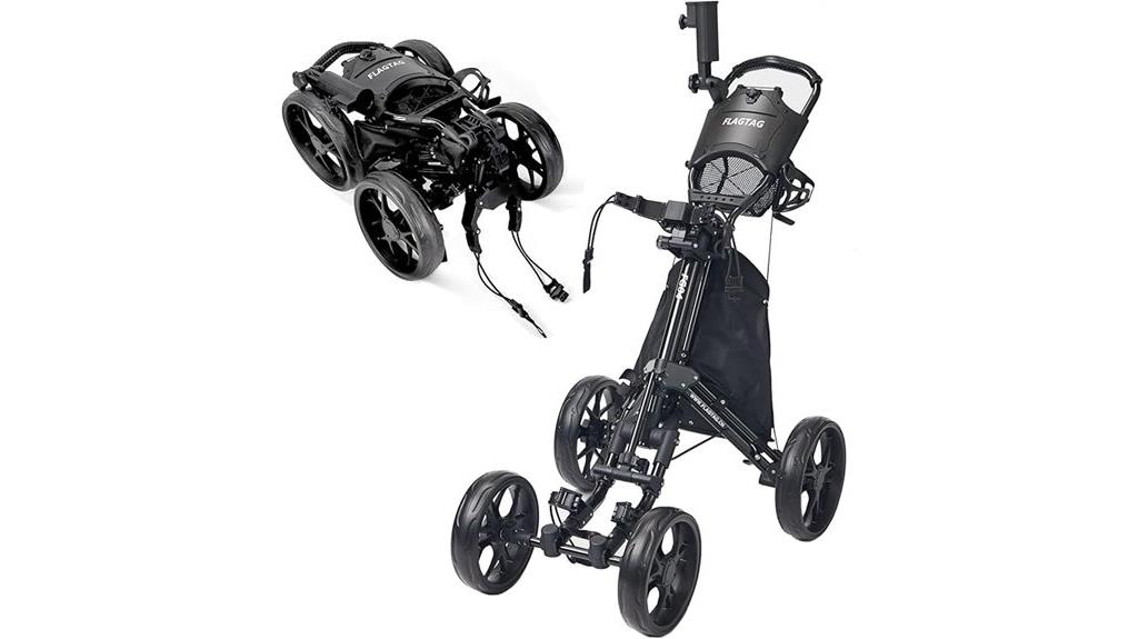 four wheel foldable golf cart