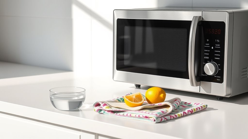 gather cleaning supplies ready