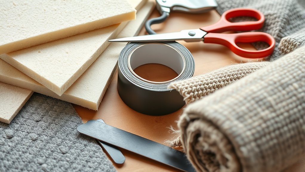 gather materials before starting